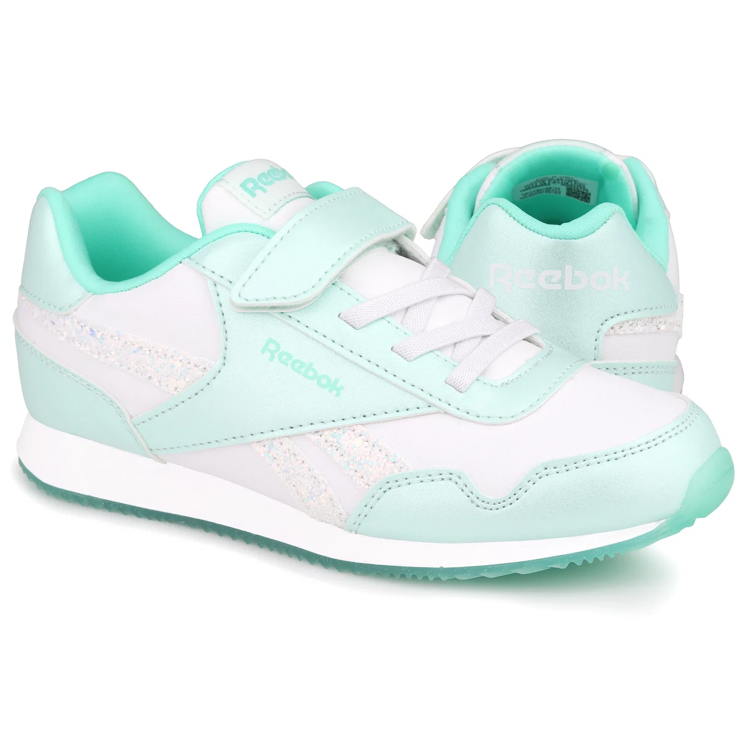 Детские кеды Reebok Royal Cl Jog, Цвет: Weiss Pistaziengrun