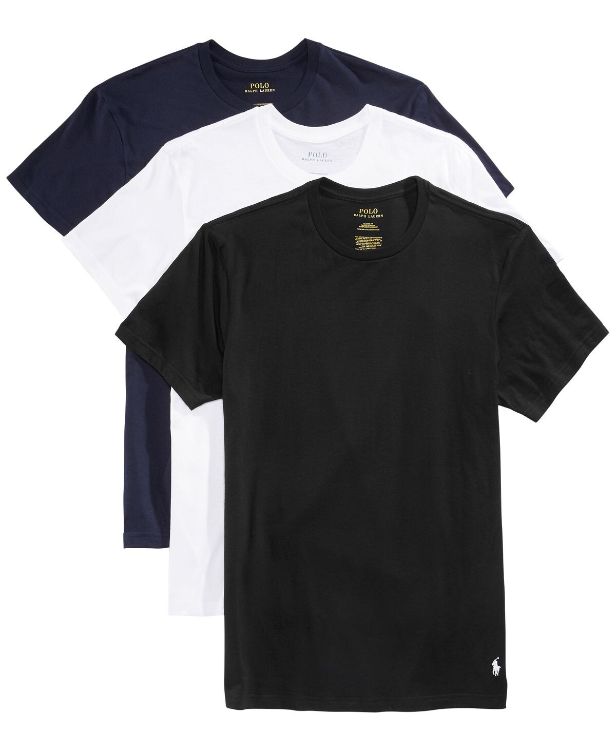 

Мужская классическая майка, 3 шт. в упаковке Polo Ralph Lauren, мульти