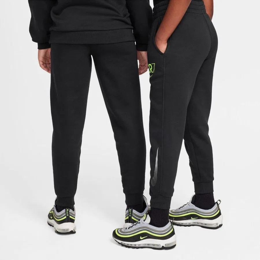 Детские спортивные штаны с принтом Cr7 Club Fleece Jogger Nike, Черный — фото 3