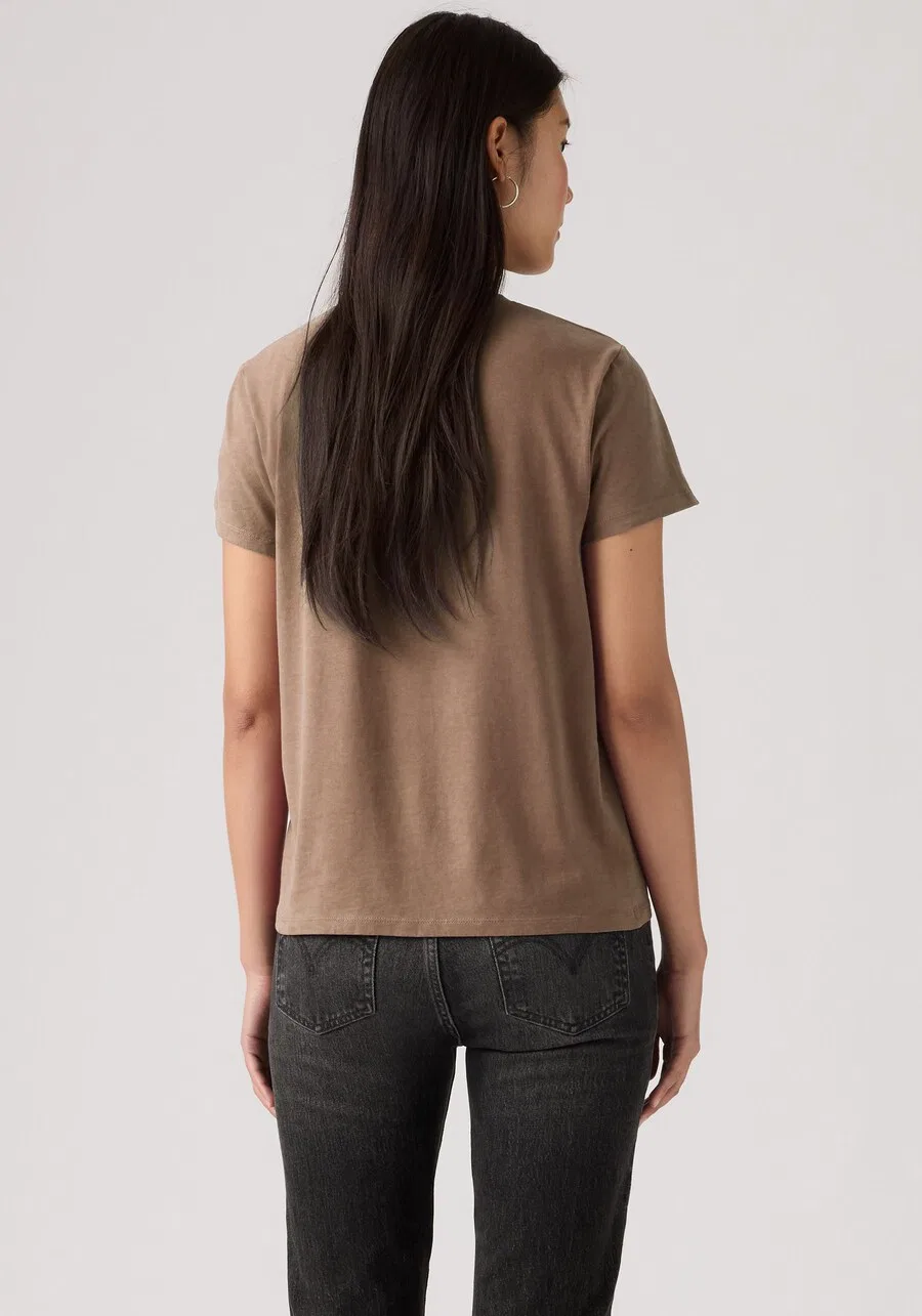 Футболка LEVI'S коричневого цвета — фото 4