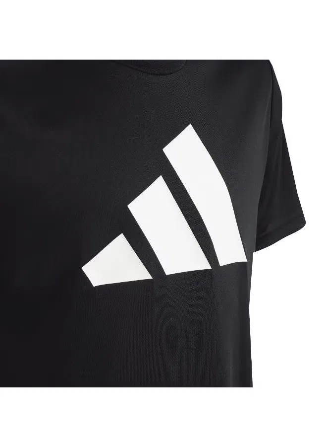 Футболка с логотипом тренировочная Adidas, черный — фото 4