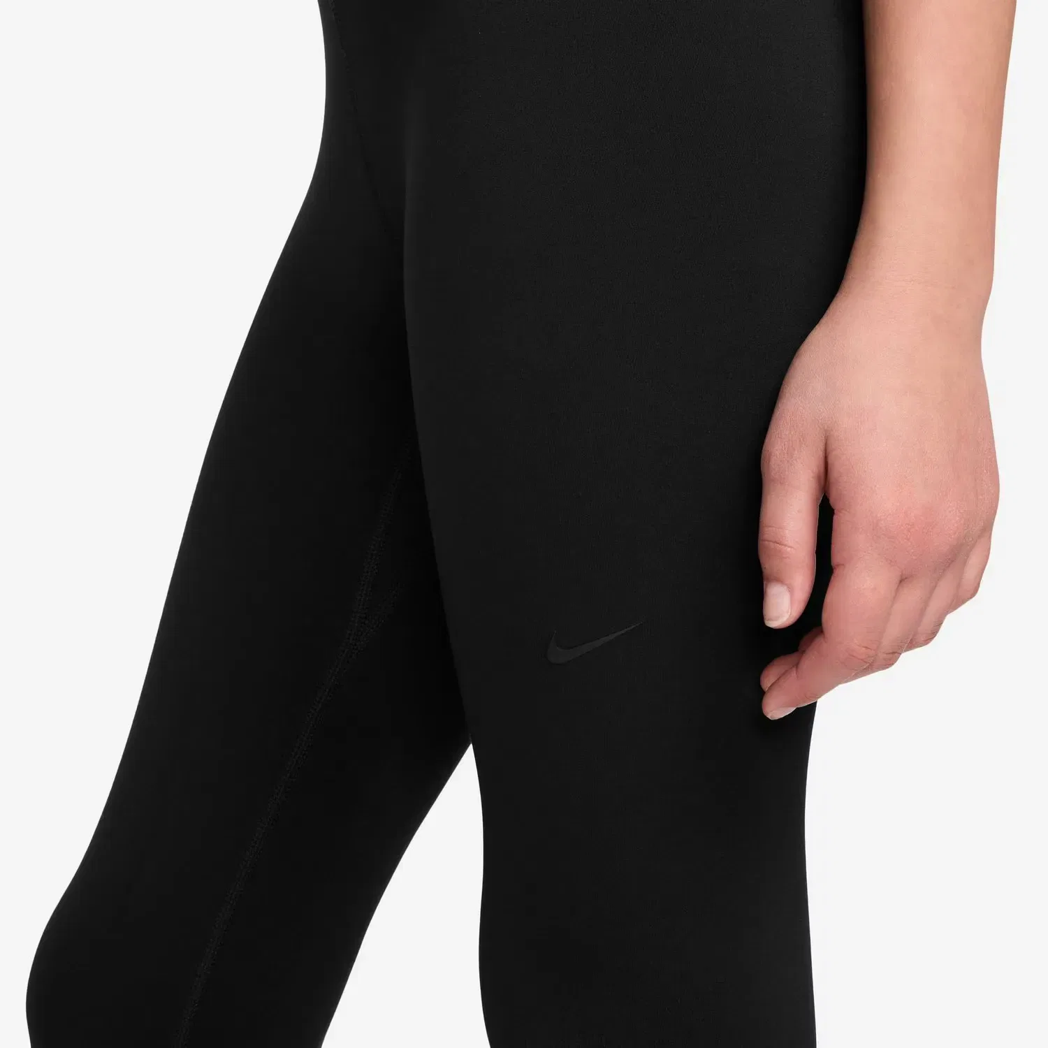 Детские леггинсы для девочек с технологией Dri-FIT Nike, Negro — фото 3