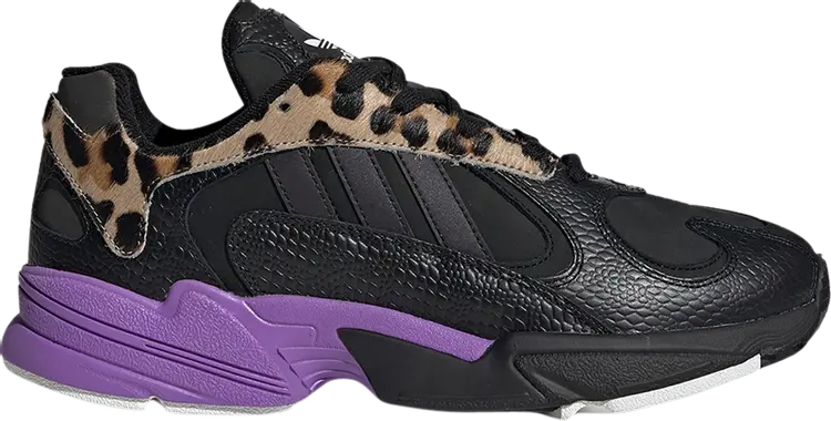 

Кроссовки Adidas Yung-1 'Night Jungle - Purple', фиолетовый