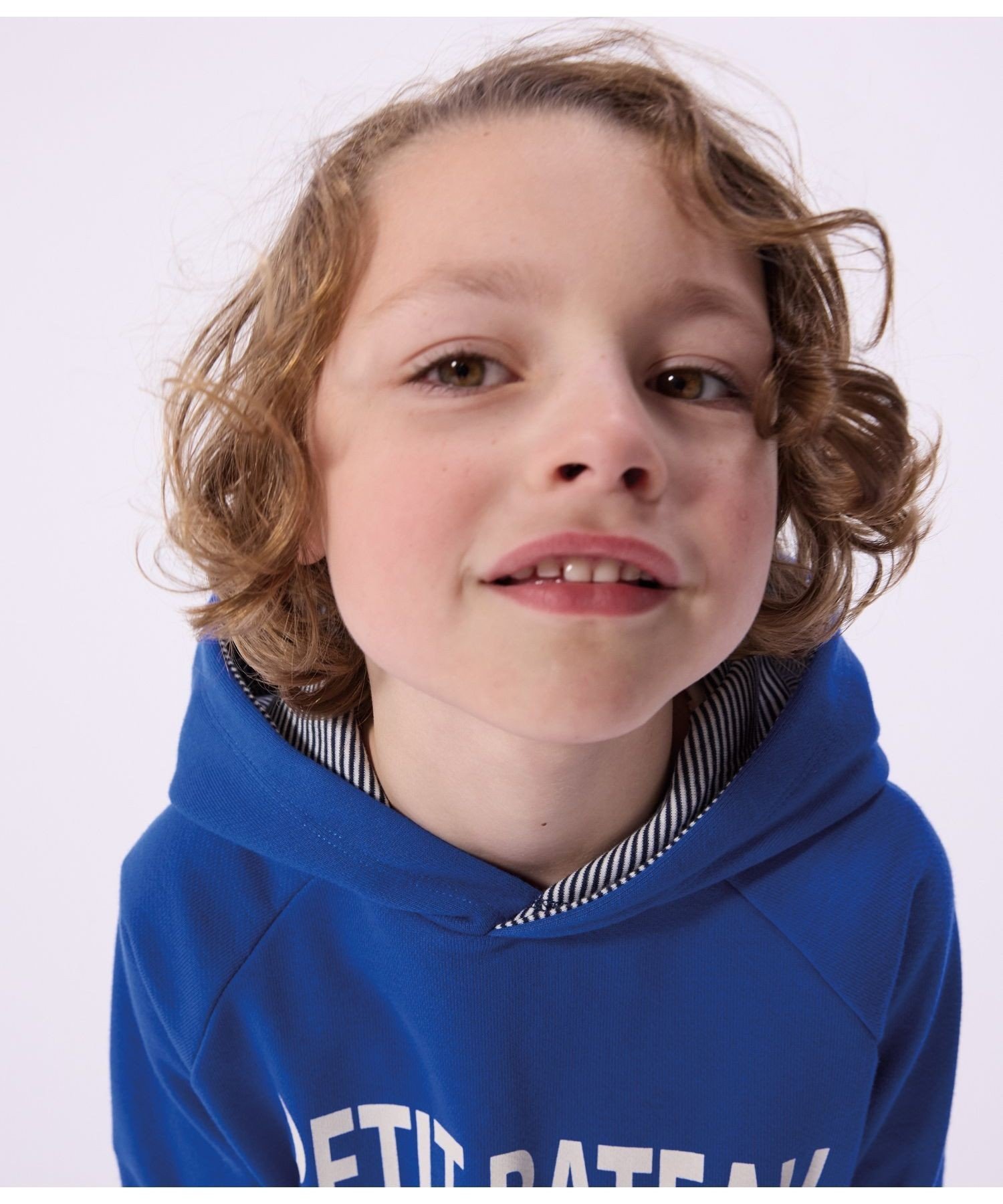 Толстовка с капюшоном PETIT BATEAU, Blue — фото 3