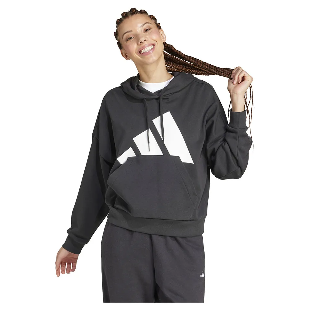 

Худи adidas Essentials Big Logo French Terry Loose, черный