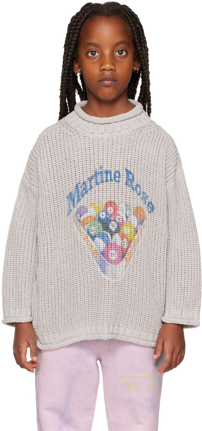 

SSENSE Exclusive Kids Серый свитер Bassett Martine Rose