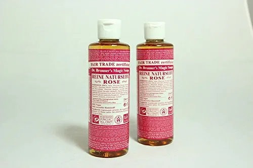 Жидкое мыло Dr. Bronner's Rose, 2 x 236 мл
