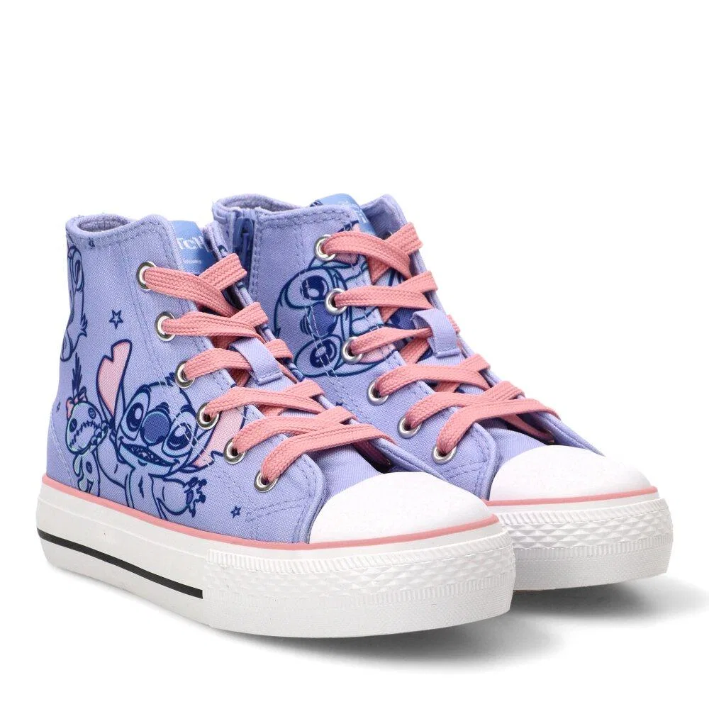 Детские кеды из канваса Stitch Luna, Darklila — фото 2