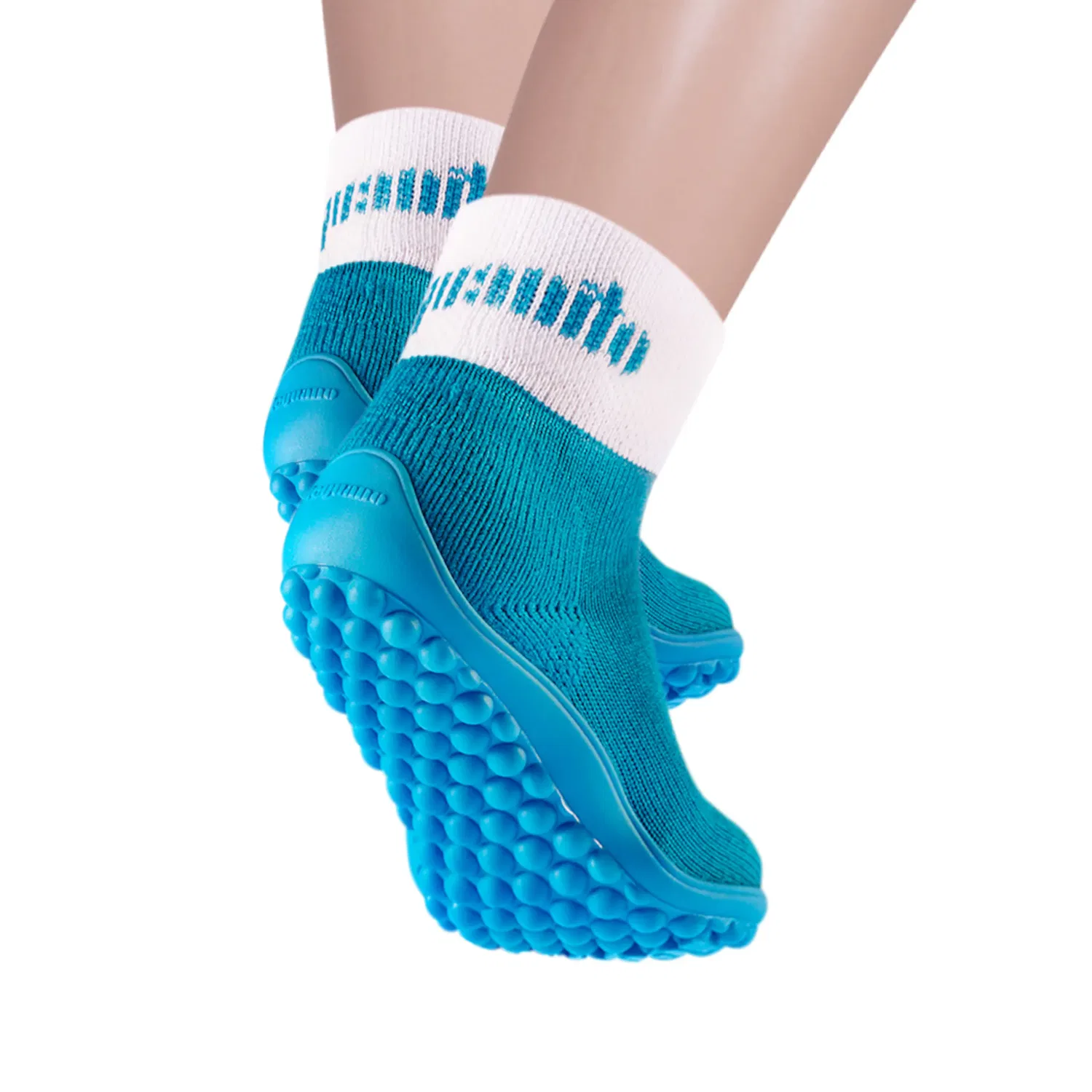 Детские ботинки-слипоны для бега босиком Leguano, Turquoise — фото 3