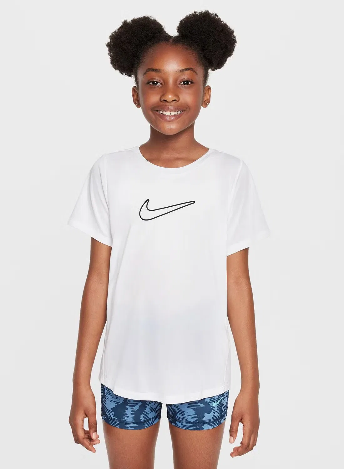 Футболка с технологией Dri-Fit One Hybrid Nike, белый