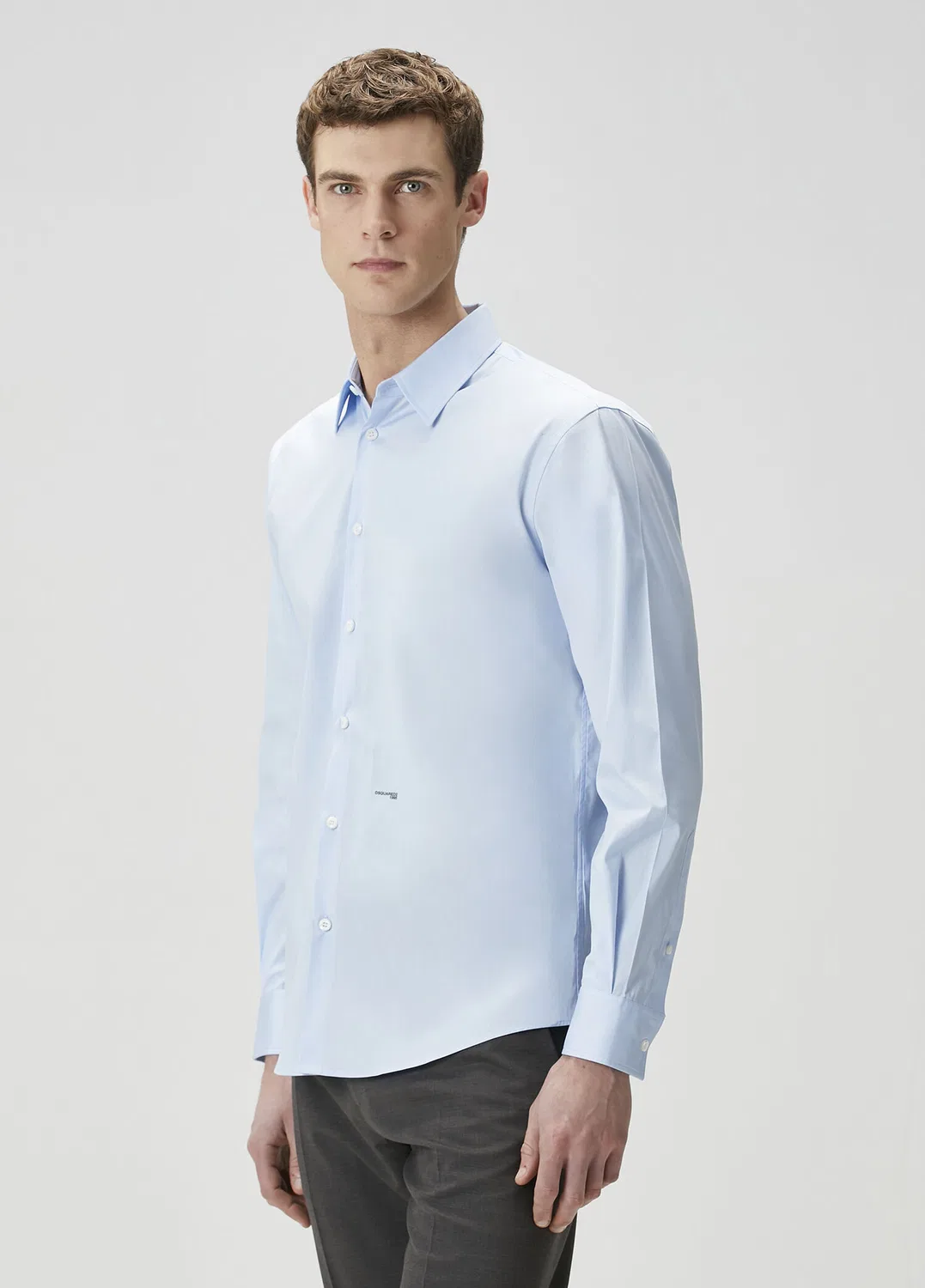 Рубашка Relax Fit Dan Dsquared2, light blue — фото 3