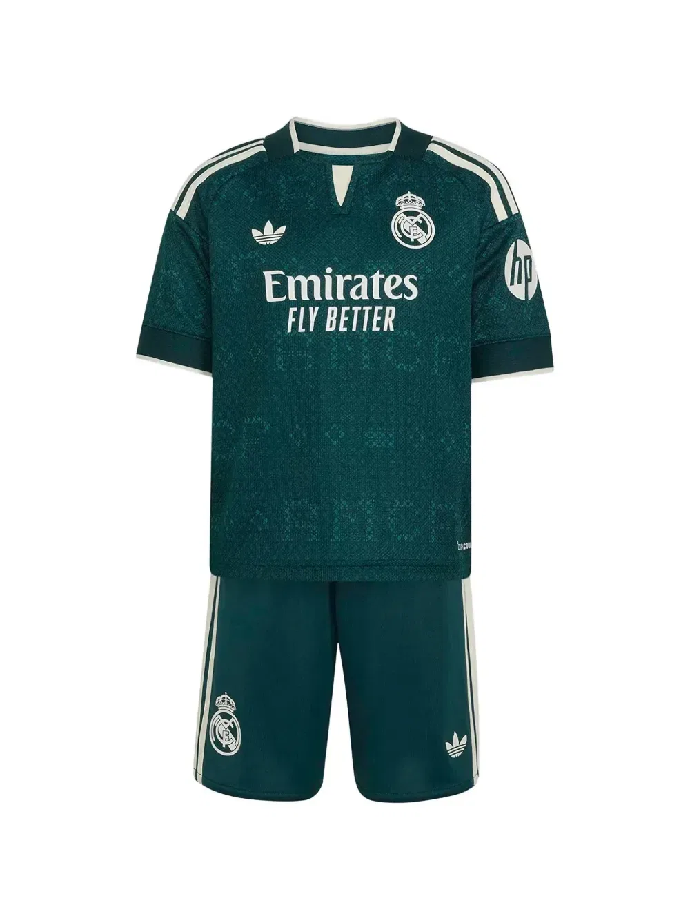 Комплект из шорт с логотипом x Реал Мадрид Adidas Kids, зеленый