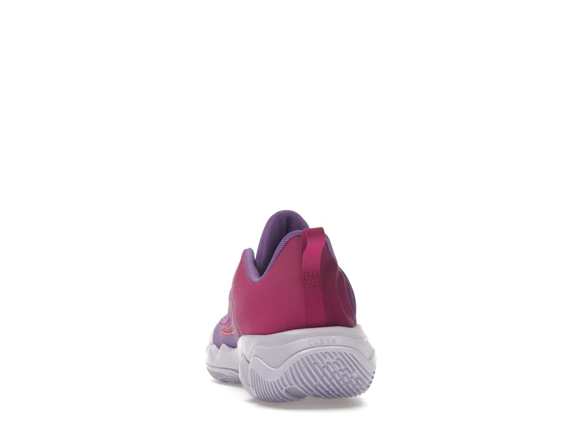 Детские кроссовки для мальчиков Nike Giannis Immortality 4, Black Raspberry/Hot Punch/Hot Fuchsia/Aster Pink — фото 4