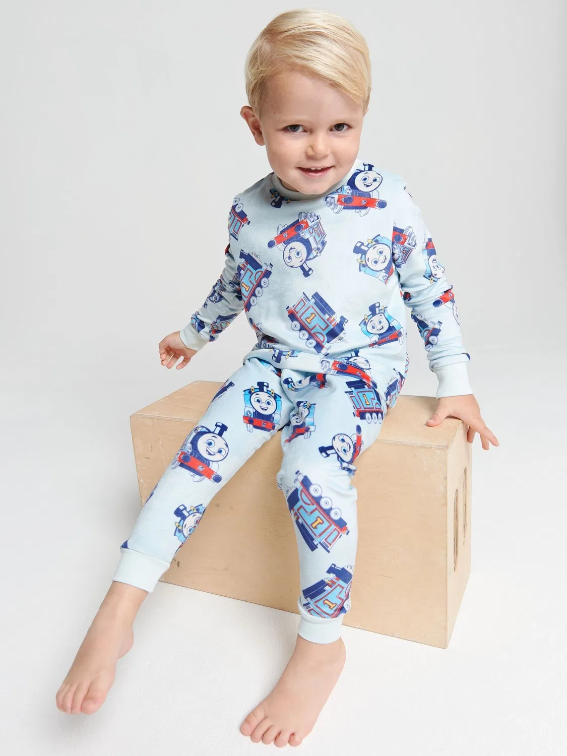 Пижама Thomas The Tank Brand Threads, синий — фото 3