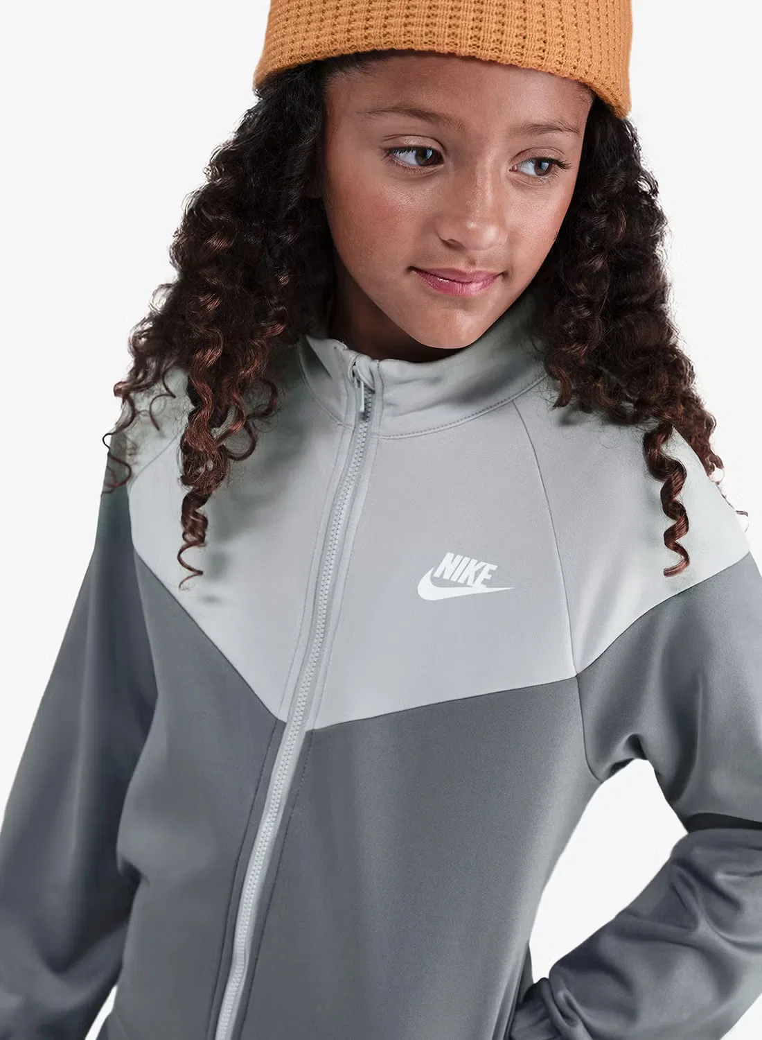 Комплект спортивный с технологией Dri-FIT K NSW DF Tracksuit Nike, серый — фото 3
