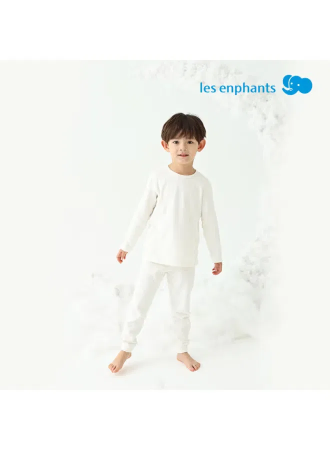 Комплект термобелья детский с принтом Les Enphants, синий — фото 4