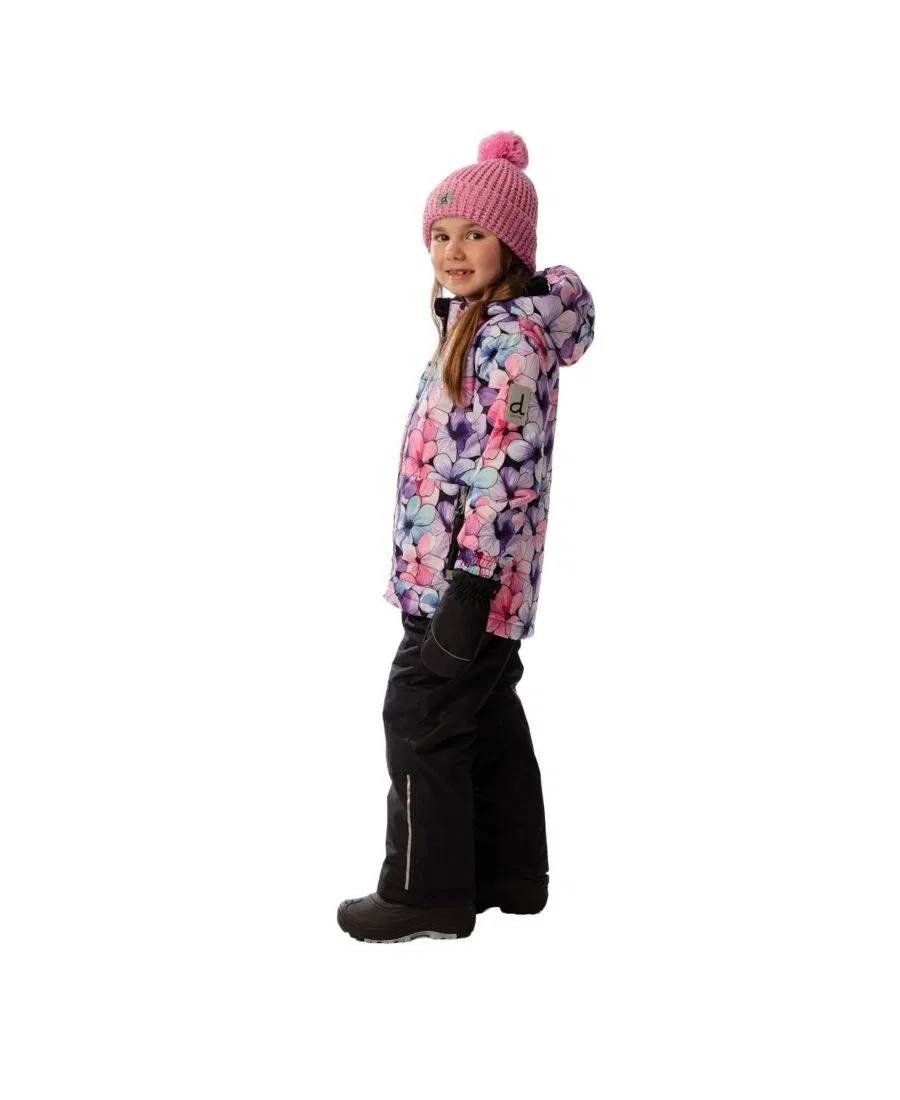 Детский комплект зимнего комбинезона из двух предметов Chill Deux par Deux, Purple Floral Print — фото 2