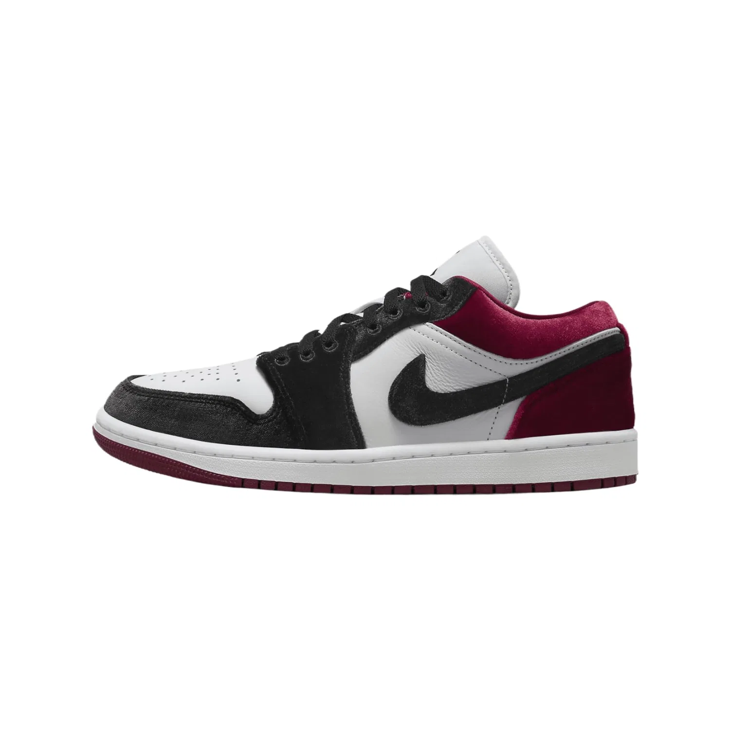 Мужская футболка с принтом Air Jordan 1 Low Se Women Shoes NIKE, Black Black White Team Red