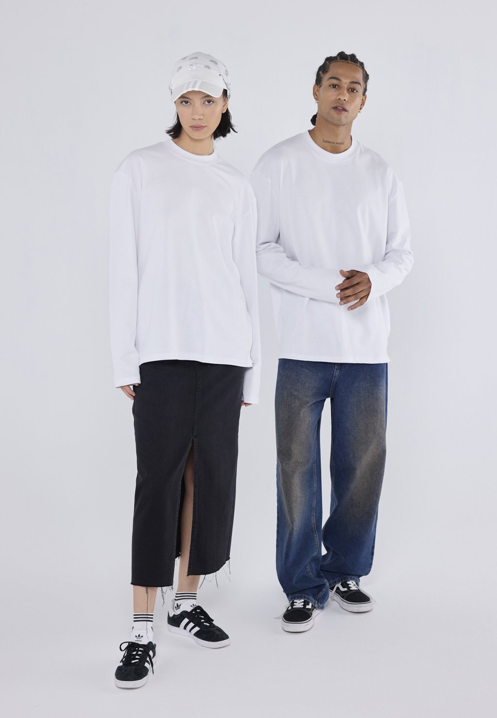 

Топ с длинными рукавами UNISEX YOURTURN, белый