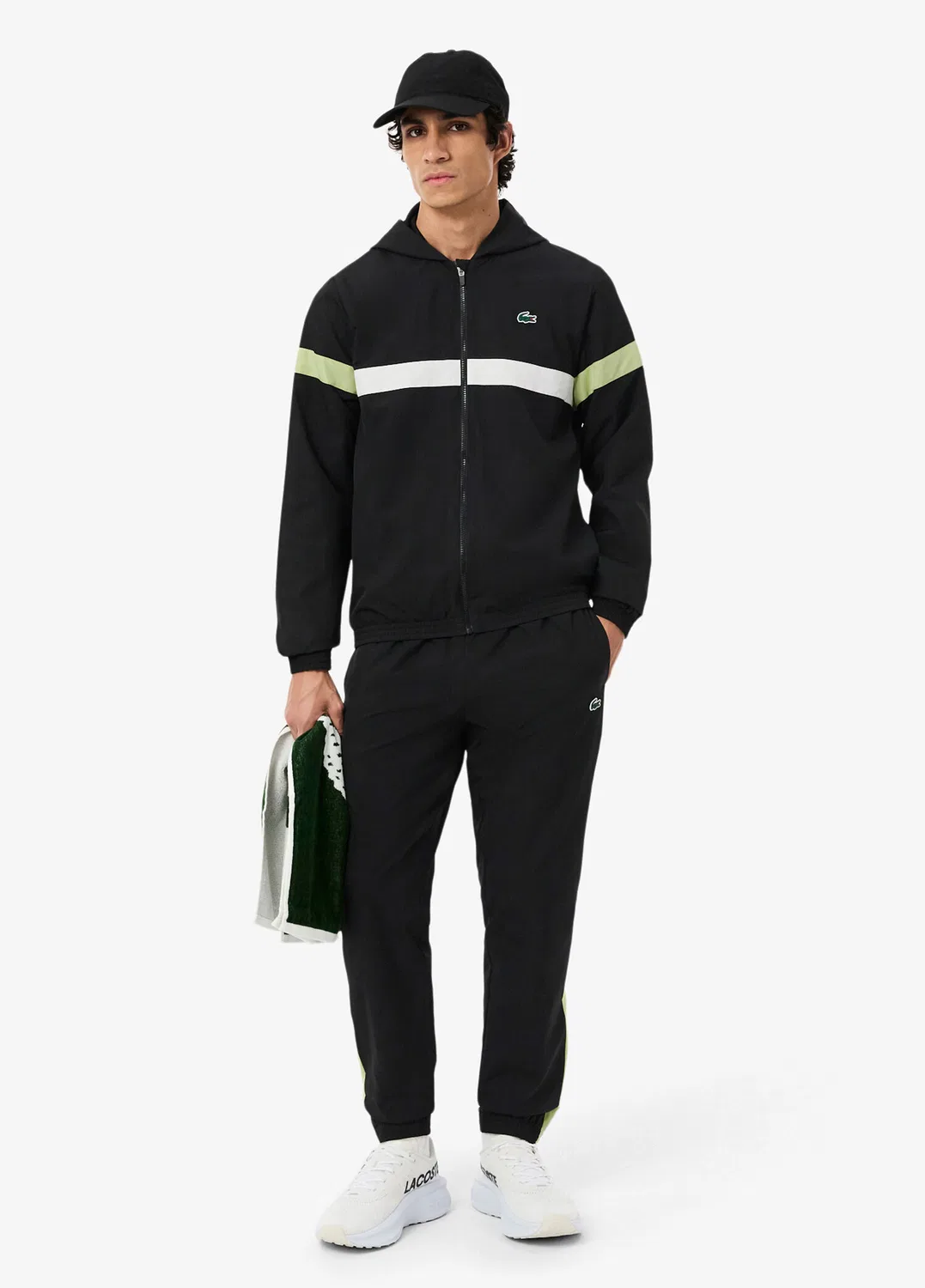 Спортивный костюм Lacoste Regular Fit, черный — фото 4