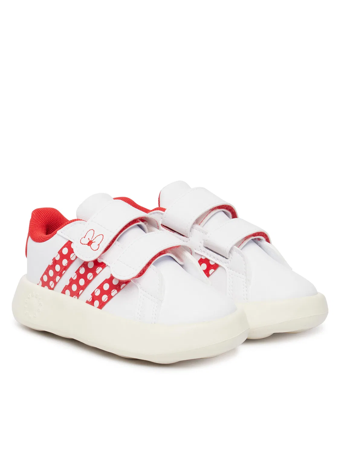 Кроссовки для девочки Disney Minnie Mouse Grand Court Shoes Infants Adidas, белый — фото 2