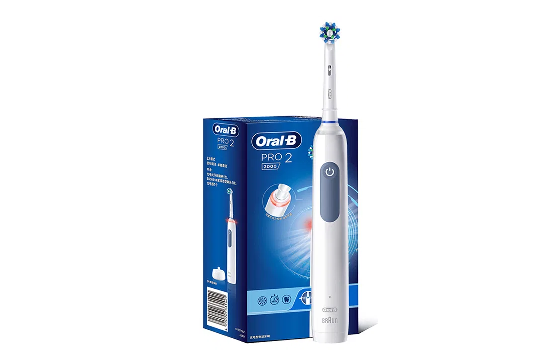 Электрическая зубная щетка Deep Clean Gentle Care PRO 2, Oral-B, Blue