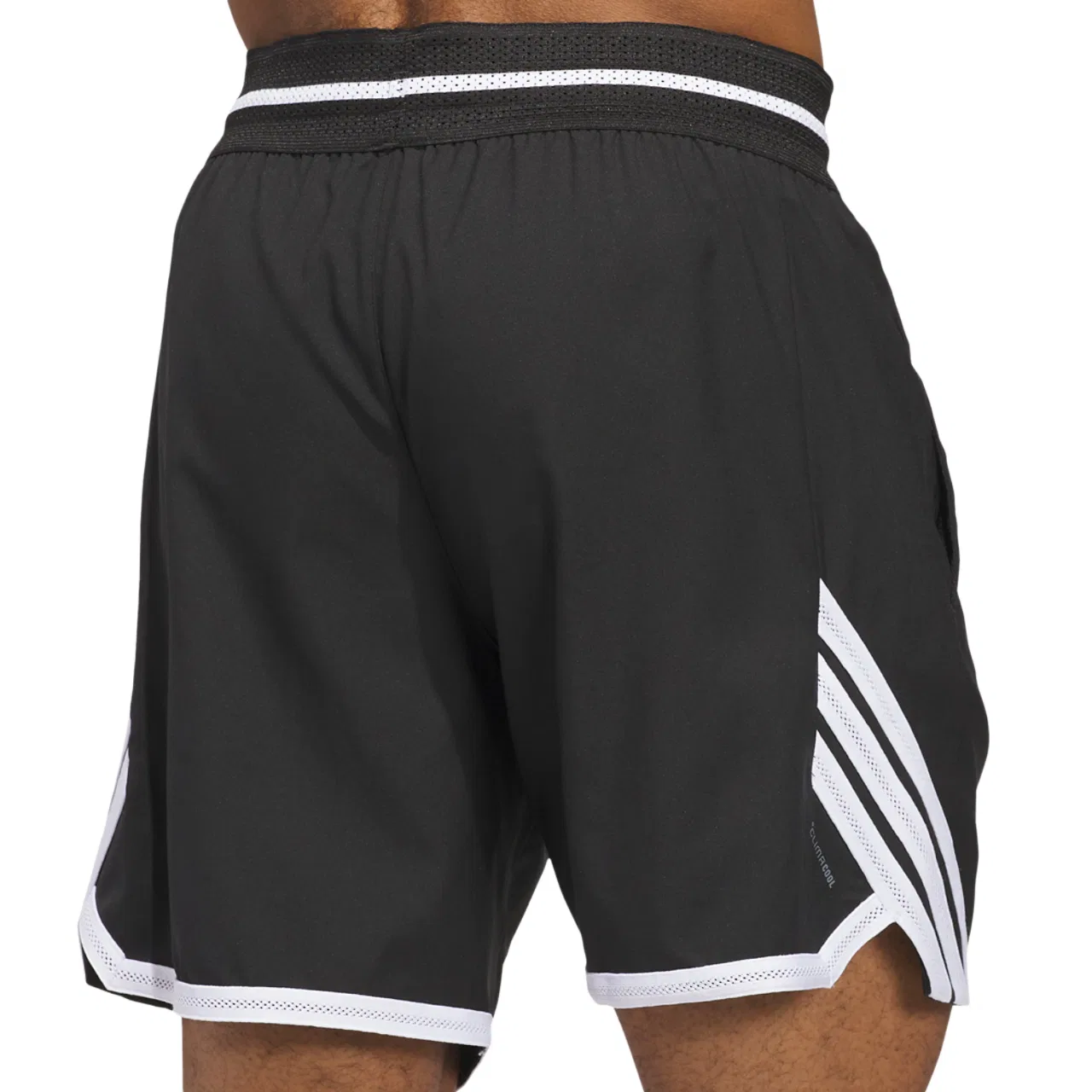 Мужские шорты для баскетбола из переработанного полиэстера Crazylight Adidas, черный/белый — фото 4