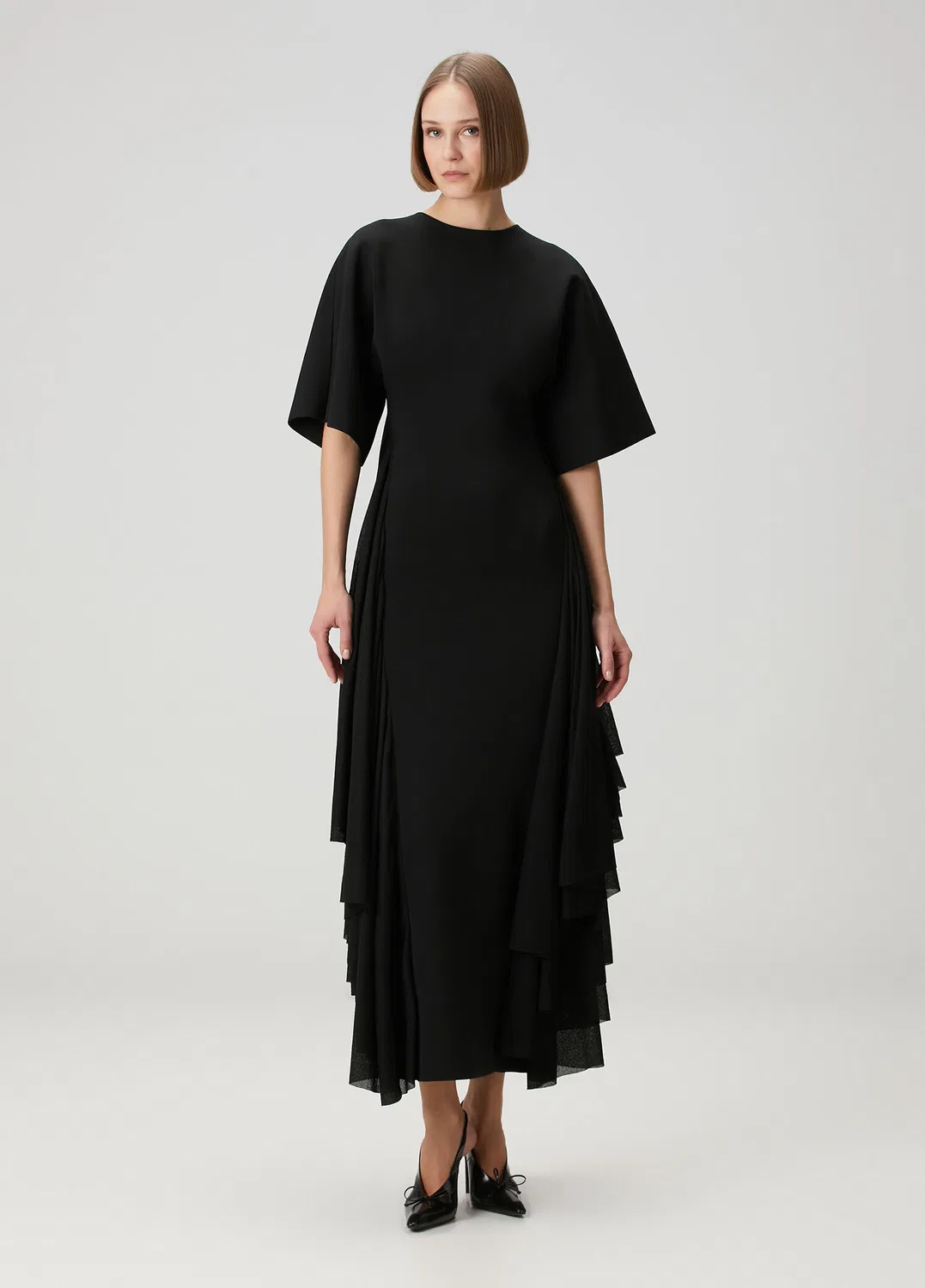 Платье макси Jacquemus The Mistral, black