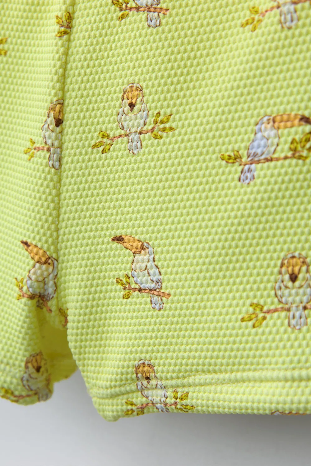 Купальник-боксеры с принтом тукана, 1-6 лет ZARA, Light Lime Green — фото 4