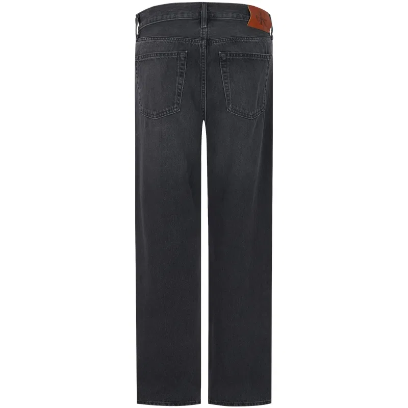 Мужские джинсы умеренно широкие с зауженным низом Graphite Gray Calvin Klein, Graphite Gray — фото 3