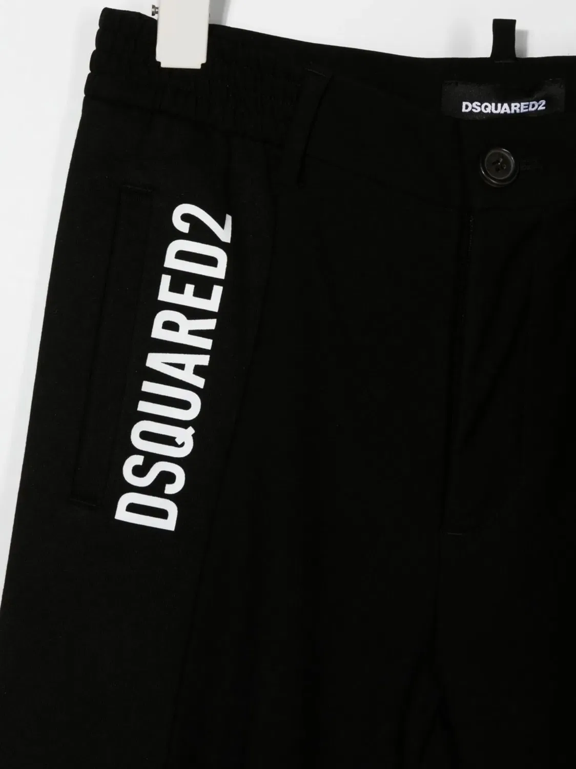 DSQUARED2 Брюки из шерстяной смеси черные — фото 3