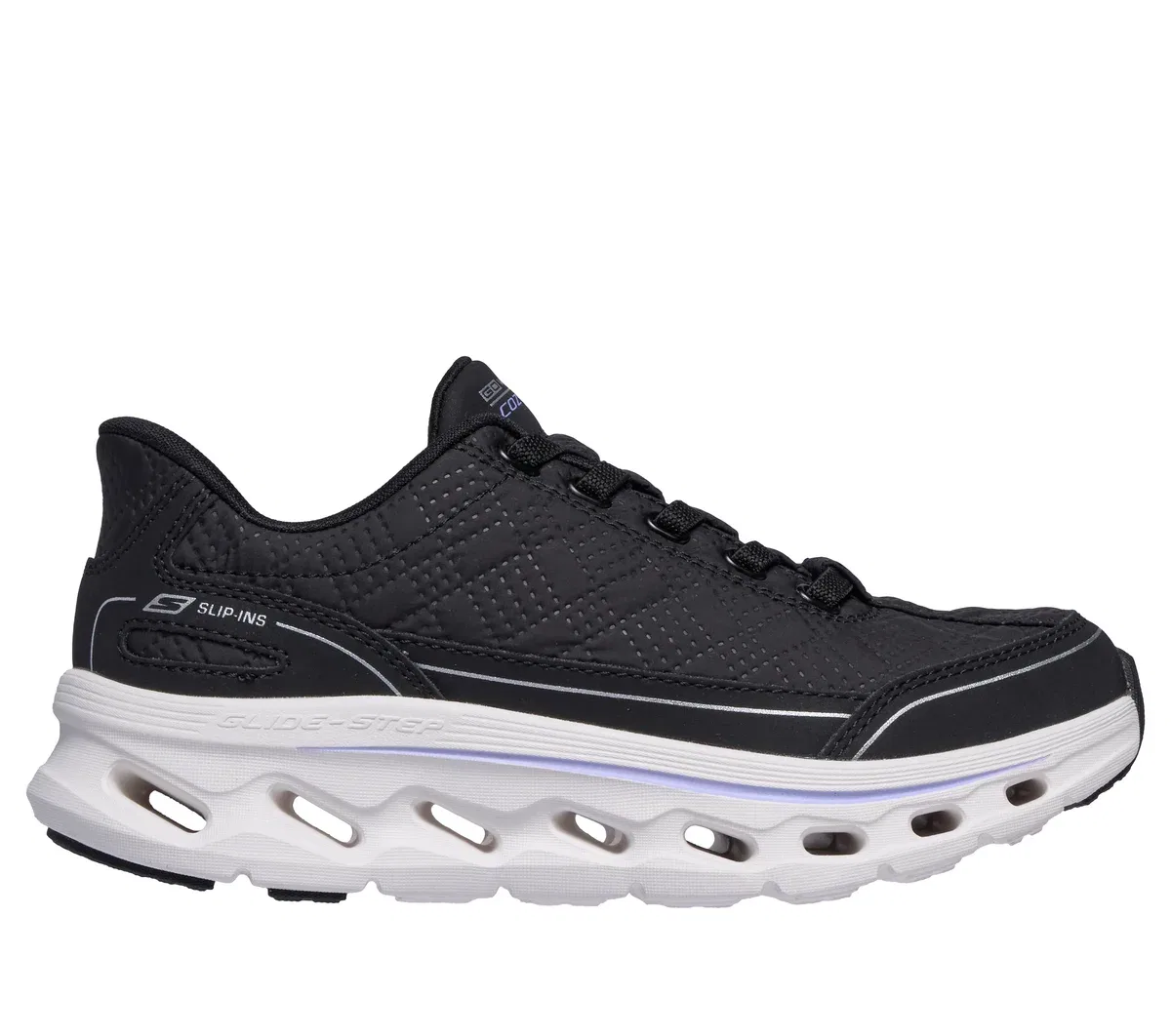 Детские слипоны GO WALK Glide-Step 2.0 - Cozy Fit Skechers, черный