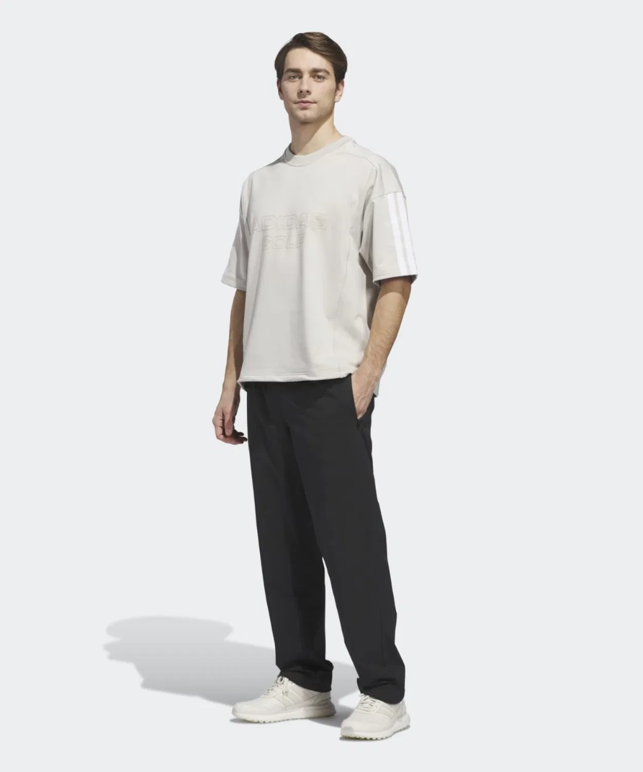 Мужской свитшот с коротким рукавом Beyond Graphic Adidas, Белый — фото 3
