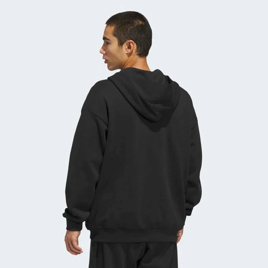 Мужской свитшот с капюшоном Anted Fz Hoody adidas, Черный — фото 2