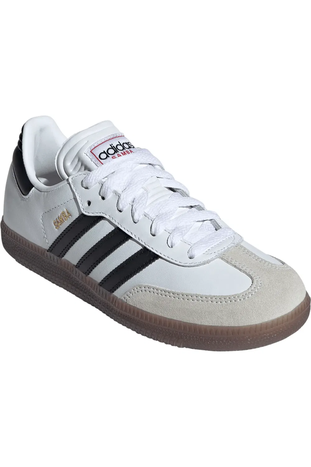 Кроссовки детские футбольные Samba adidas, белый