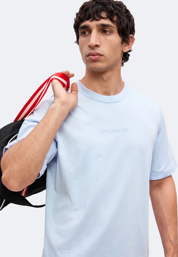 Футболка с принтом Dri-fit Nike Performance, Hydrogen Blue/Light Armory Blue, синий — фото 4