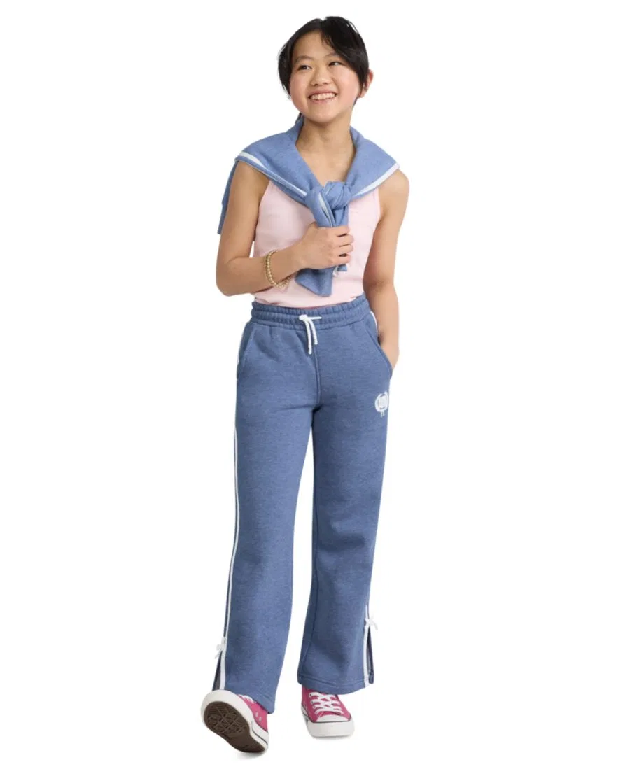 Штаны широкие из трикотажа с эластичным поясом Levi's, Bijou Blue Heather — фото 2
