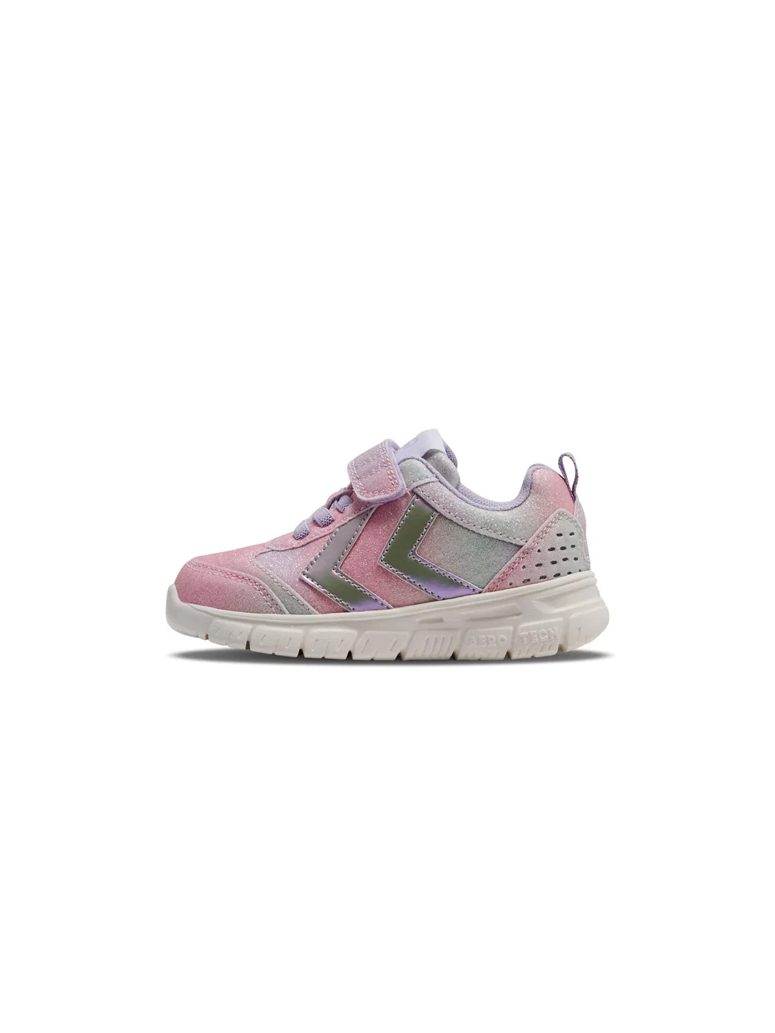 Детские кроссовки с эластичными шнурками Crosslite Glitter Hummel, Bunt — фото 2