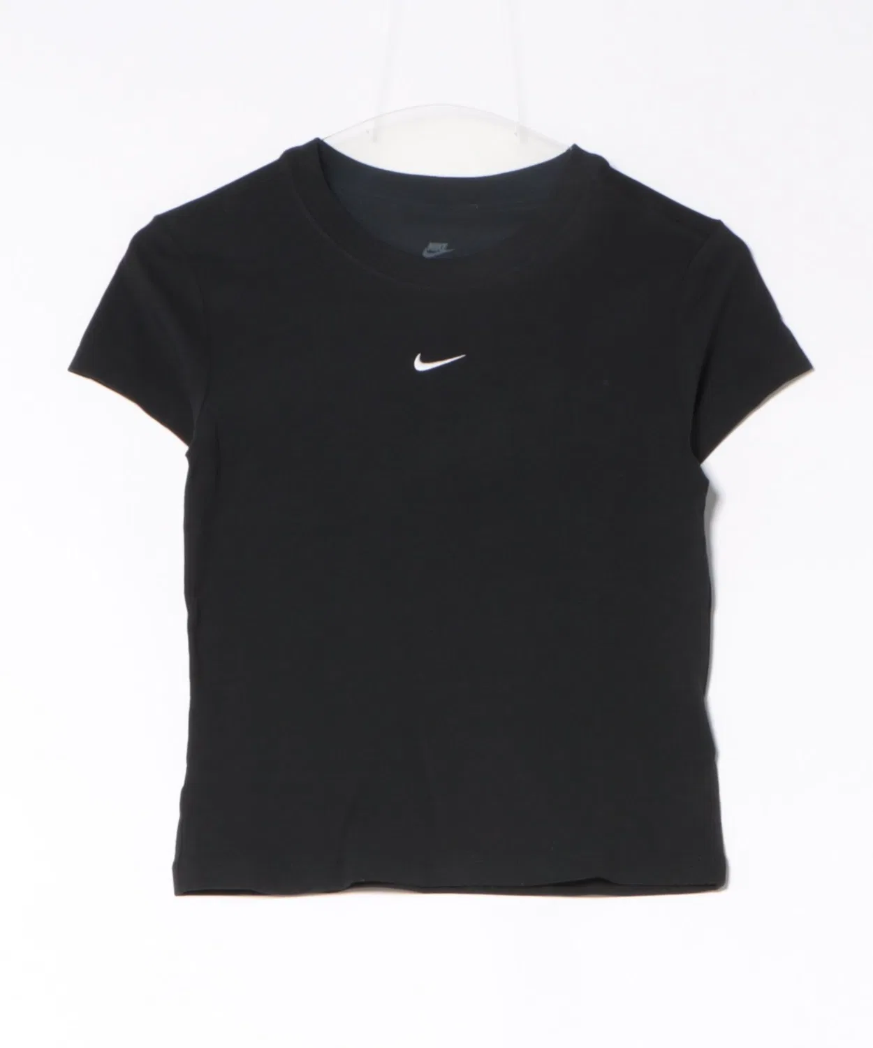 Женская футболка с коротким рукавом Nike NSW CHLL KNT MD CRP S/S, Black/White