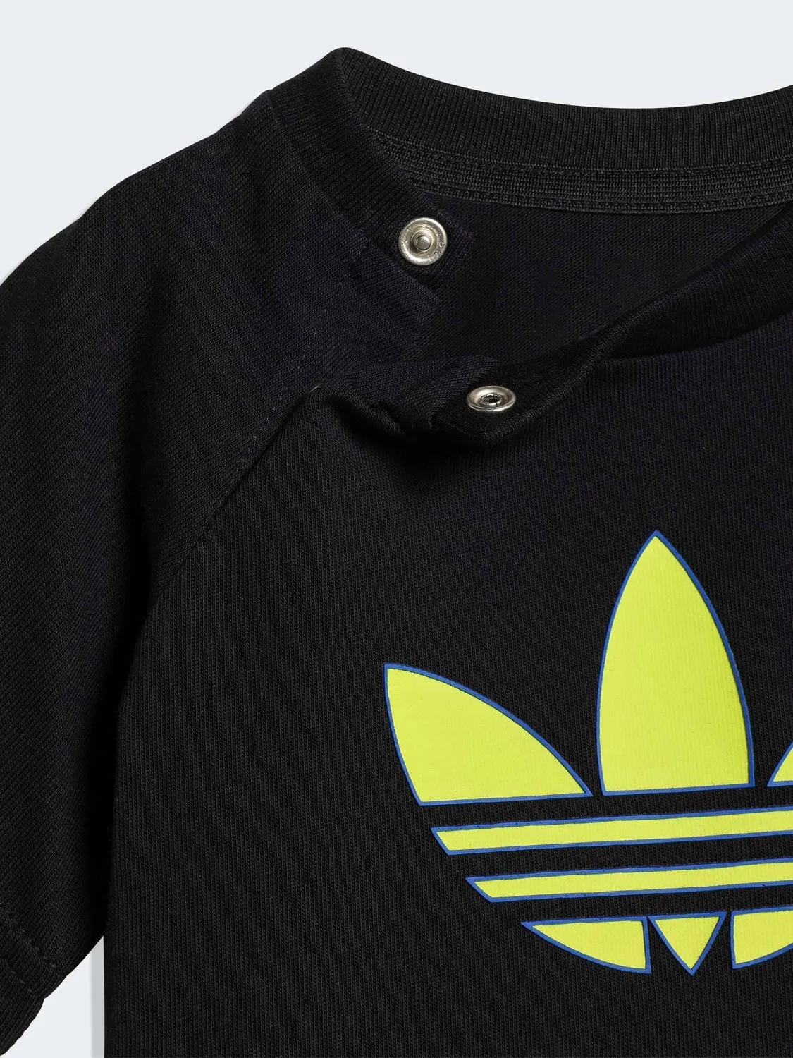 Комплект из футболки и шорт, с логотипом, adidas Originals, черный — фото 4