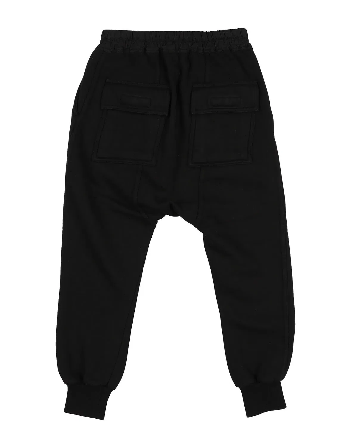Детские брюки из флиса с завязками на поясе Rick Owens, черный — фото 2