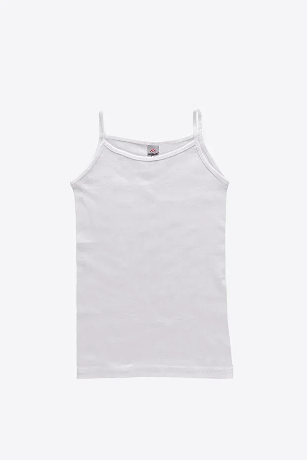 Детское для девочек хлопковое майка 6 шт Malabadi, White