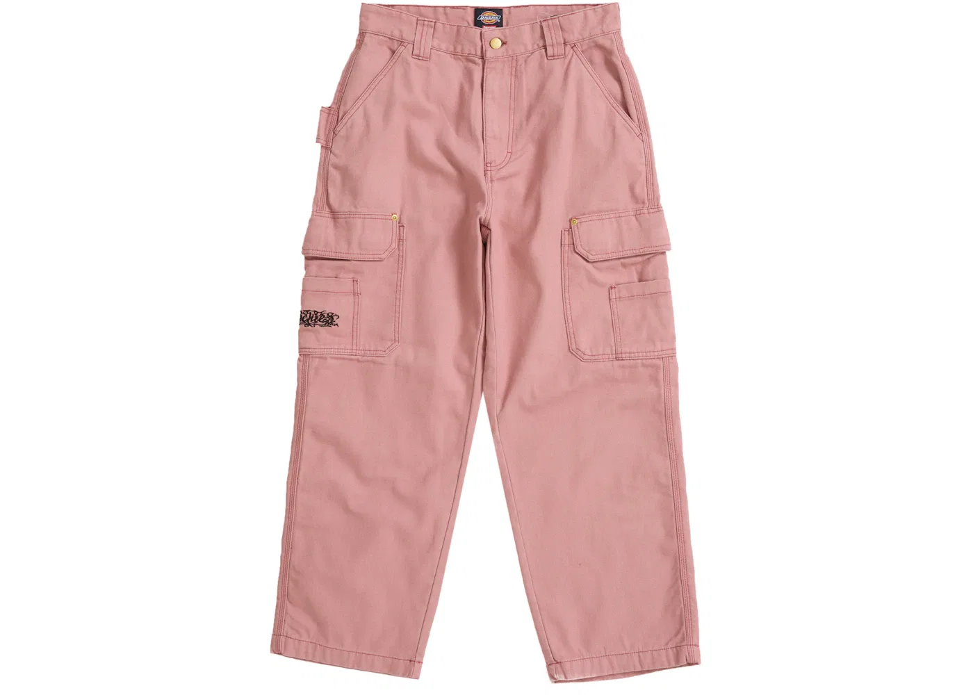 Мужские брюки-карго с подкладкой из фланели Supreme, Pink