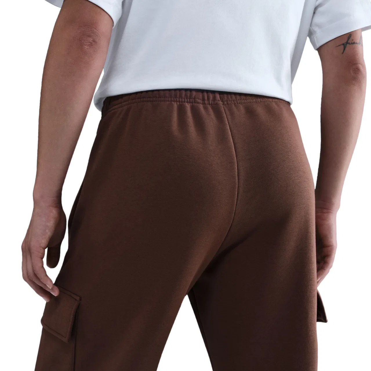 Женские брюки карго Phoenix Fleece Nike, цвет Brown/Brown — фото 2
