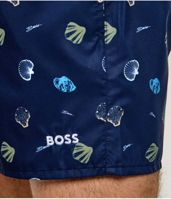 Мужские шорты для плавания из переработанного полиэстера Sunfish BOSS, Blu Marino — фото 3