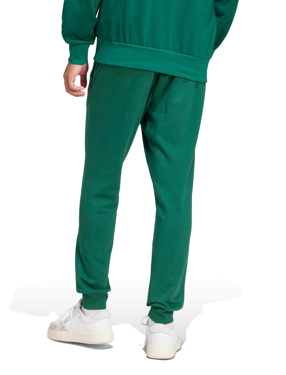 Мужские спортивные штаны прямого кроя Adidas, зеленый — фото 3