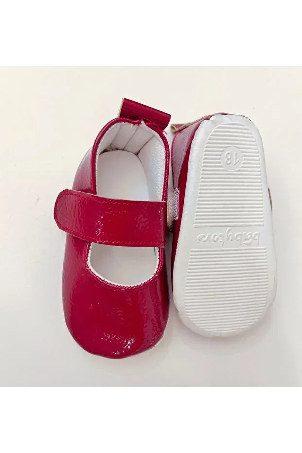 Детские тапочки-следки хлопковые Minel Inci Series Babytor, Красный — фото 4