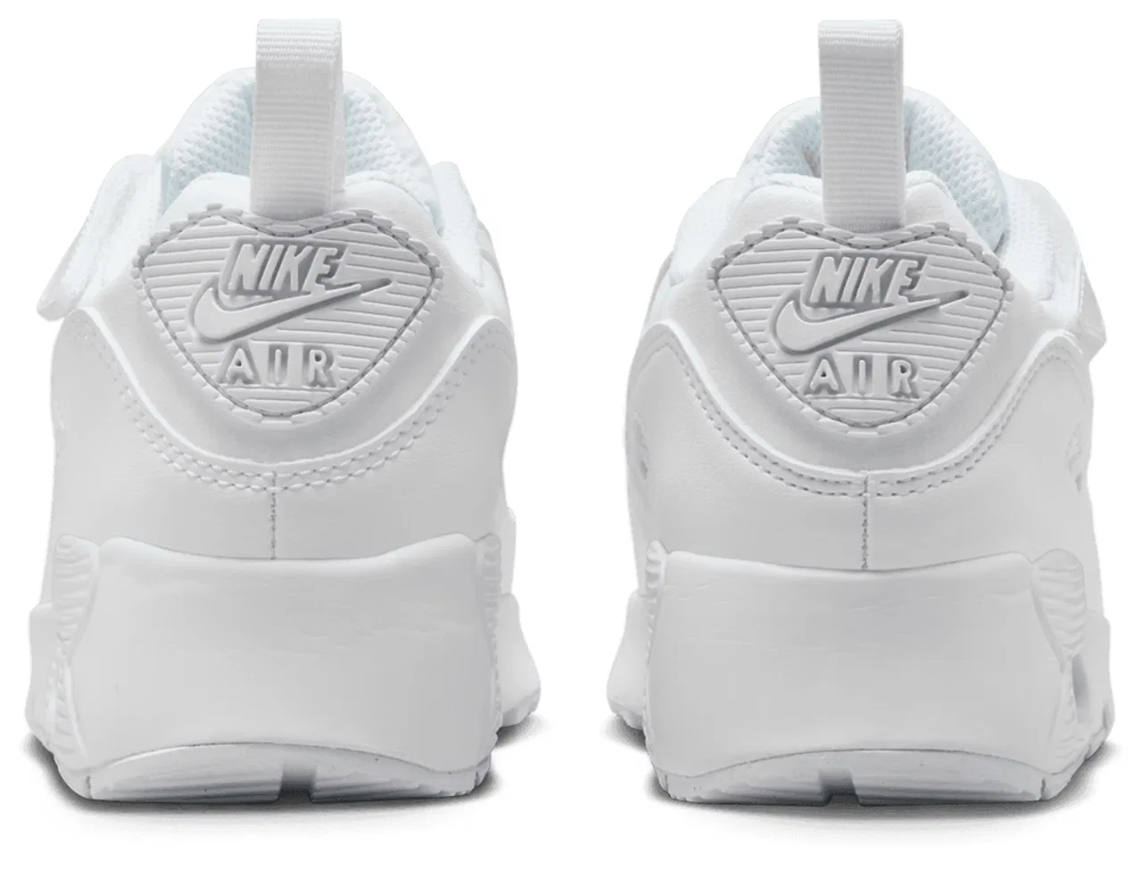 Кроссовки для мальчиков Air Max 90 EasyOn Nike, цвет White/White/Metallic Silver — фото 3