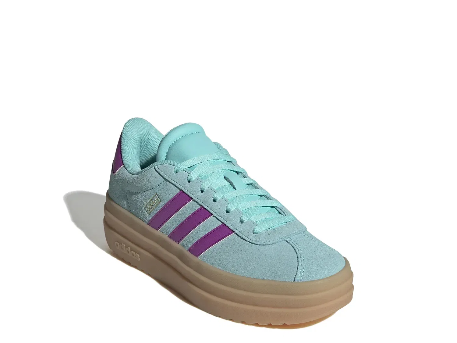 Кроссовки VL Court Bold Platform, Kids', adidas, голубой