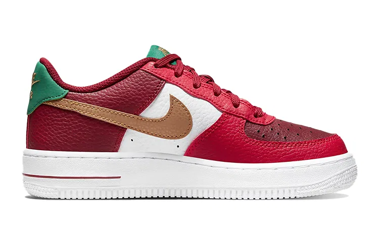 Детские кроссовки для скейтбординга с принтом Air Force 1 'Christmas' Nike, Black — фото 3